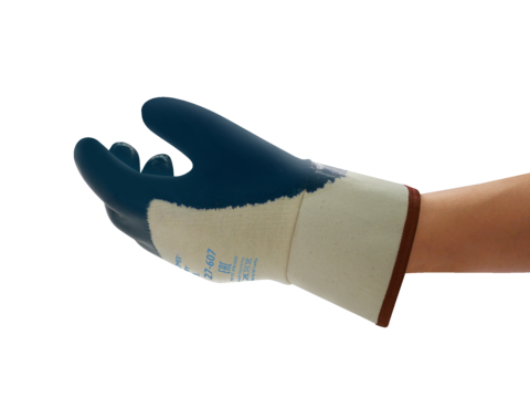 Acoperire 3/4 din nitril a mănușilor Ansell ActivArmr Hycron 27-607 disponibile la Bunzl Romania