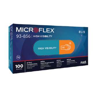 Mănuși de unică folosință Ansell MICROFLEX 93-856, Portocalii