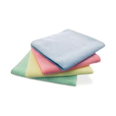 Vileda MicroTuff Plus, lavetă microfibră robustă 38 x 40 cm, roșie