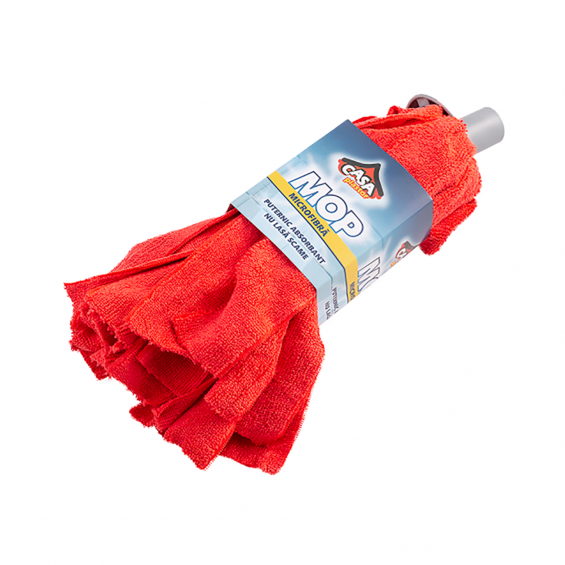 Mop microfibră 160 gr, roșu