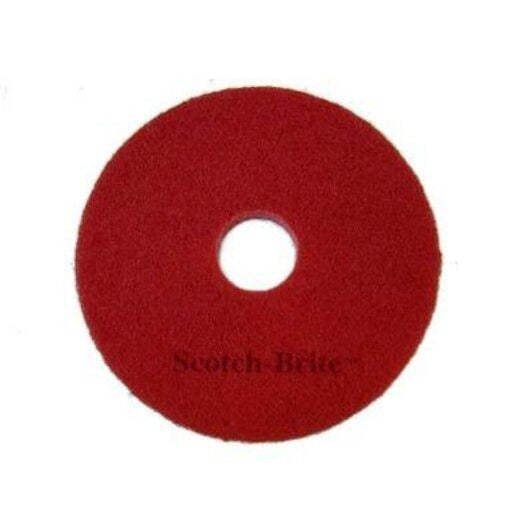 Paduri de curățare pardoseli Scotch-Brite roșii 505 mm