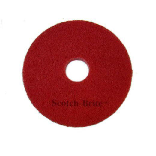 Paduri de curățare pardoseli Scotch-Brite roșii 460 mm