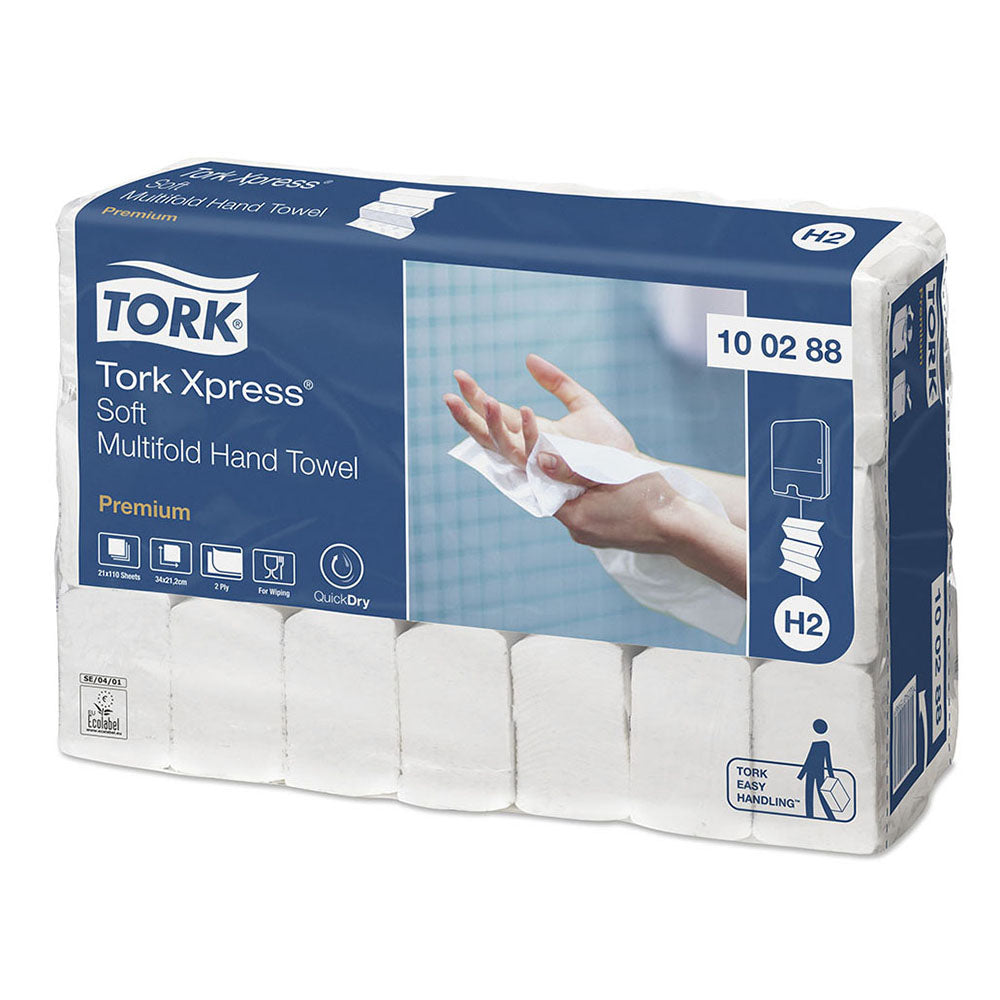 Prosoape pentru mâini Tork Xpress Soft Multifold, 110 foi/pachet