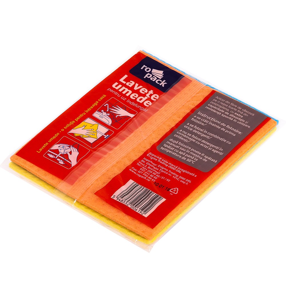 Lavete umede 16x18 cm, 3 buc/ set