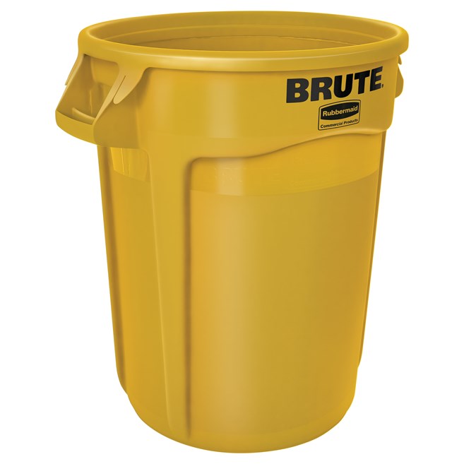 Coș de gunoi BRUTE galben 121.1L