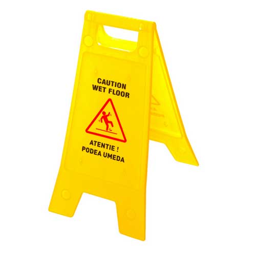 Semne de avertizare PODEA UMEDĂ