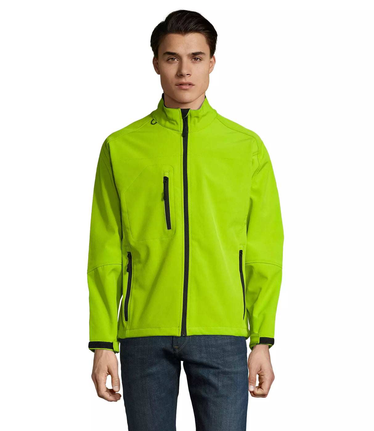 Jachetă SOL’S Relax Absinthe Green soft-shell