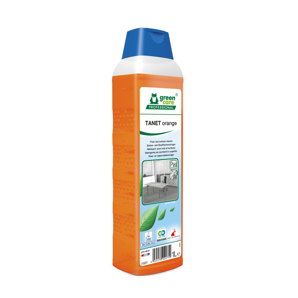 TANET orange - Detergent EcoLabel pentru podele și suprafețe 1000ml