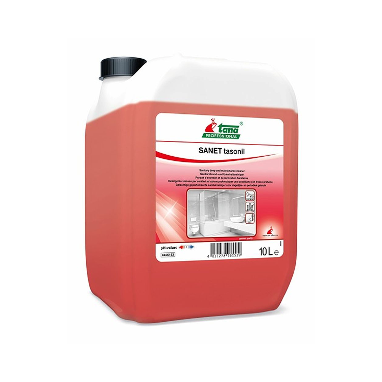 SANET tasonil - Detergent pentru curățarea de întreținere și detartrarea spațiilor sanitare 10L