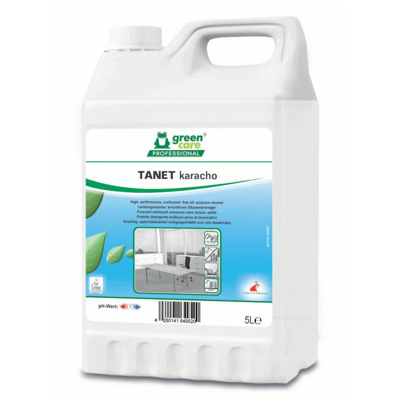 TANET Karacho – Detergent universal EcoLabel fără tensioactivi, eficient pentru suprafețe lavabile și textile 5L