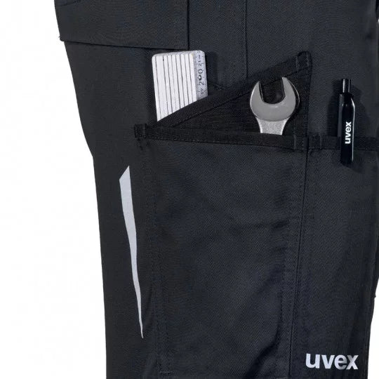 Pantaloni de lucru uvex syneXXo light, negri