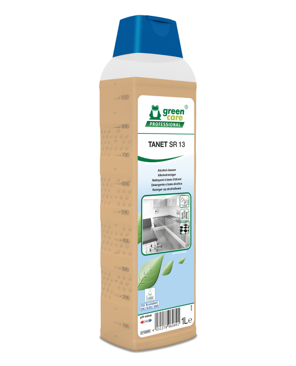TANET SR 13 - Agent de curățare EcoLabel cu alcool 1000ml