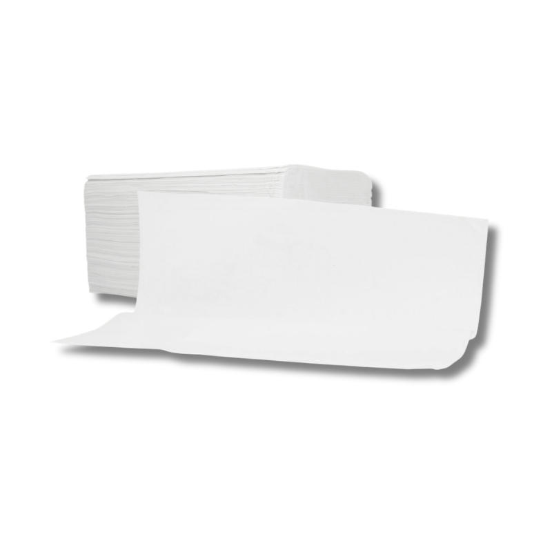 Prosoape hârtie pliate V-Fold 2 straturi Techline pentru dispensere profesionale