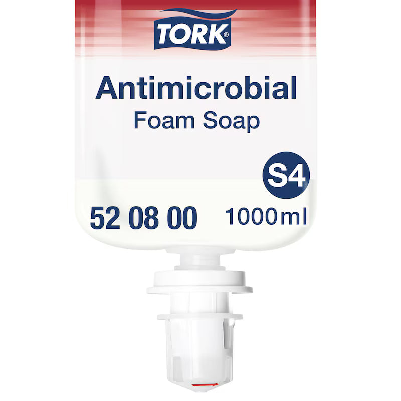 Săpun spumă Tork antimicrobial (produs biocid) 520800, 1000 ml