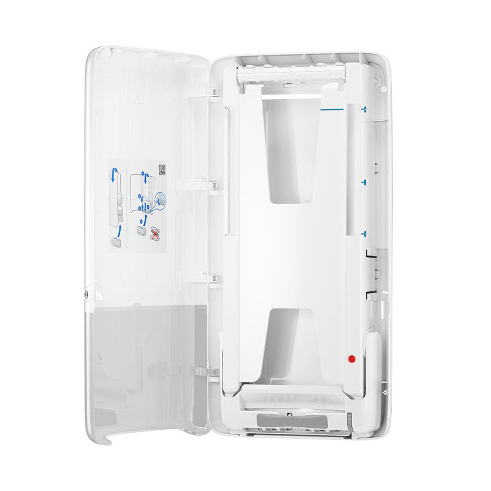 Dispenser de prosoape pentru mâini Tork PeakServe Continuous, alb