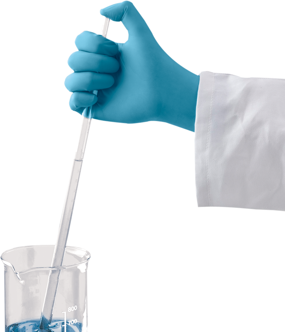 Mănuși de unică folosință Ansell TouchNTuff 92-665, Albastre