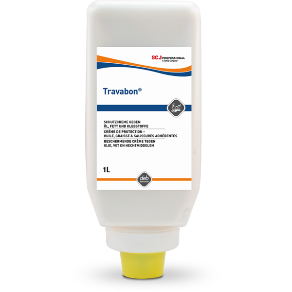 Cremă profesională pentru mâini Travabon S 1000ml , împotriva uleiurilor, grăsimilor și adezivilor