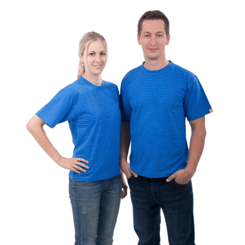Tricou ESD mânecă scurtă, albastru
