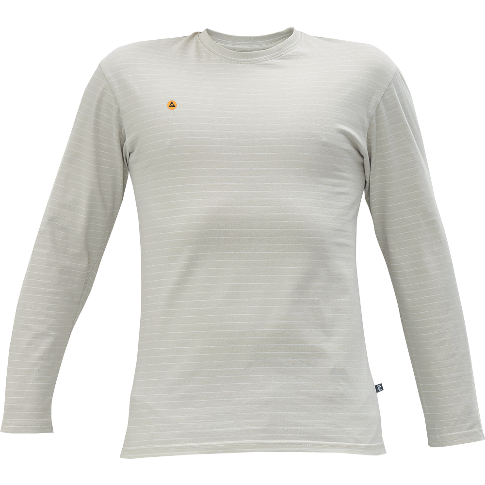 Tricou NOYO ESD gri mânecă lungă