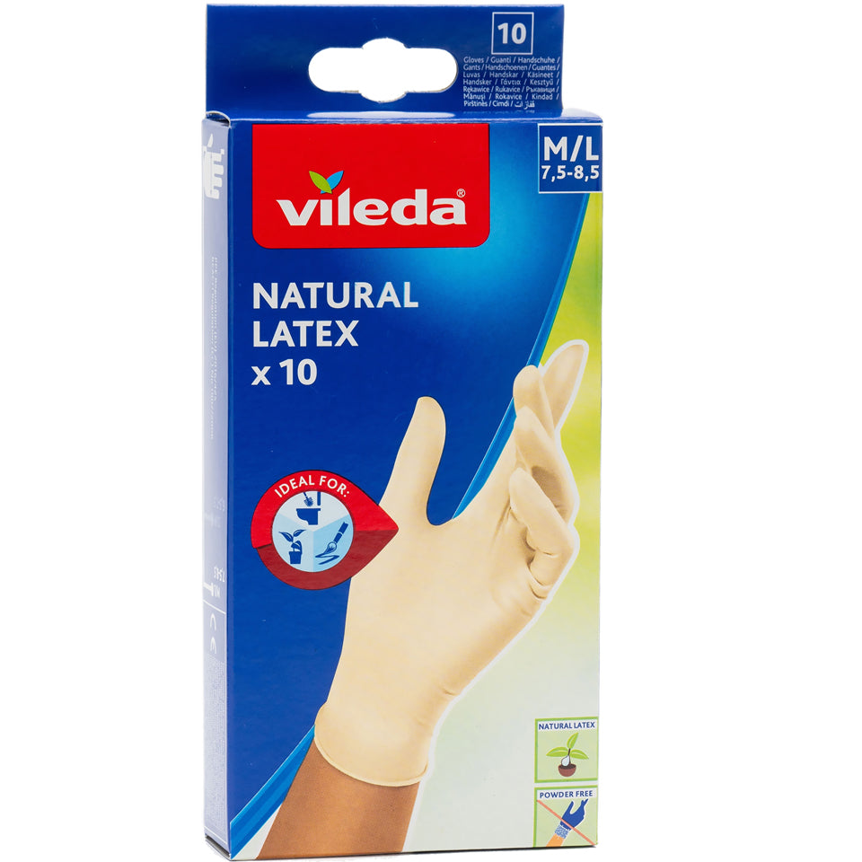 Mănuși Vileda latex natural, M/L