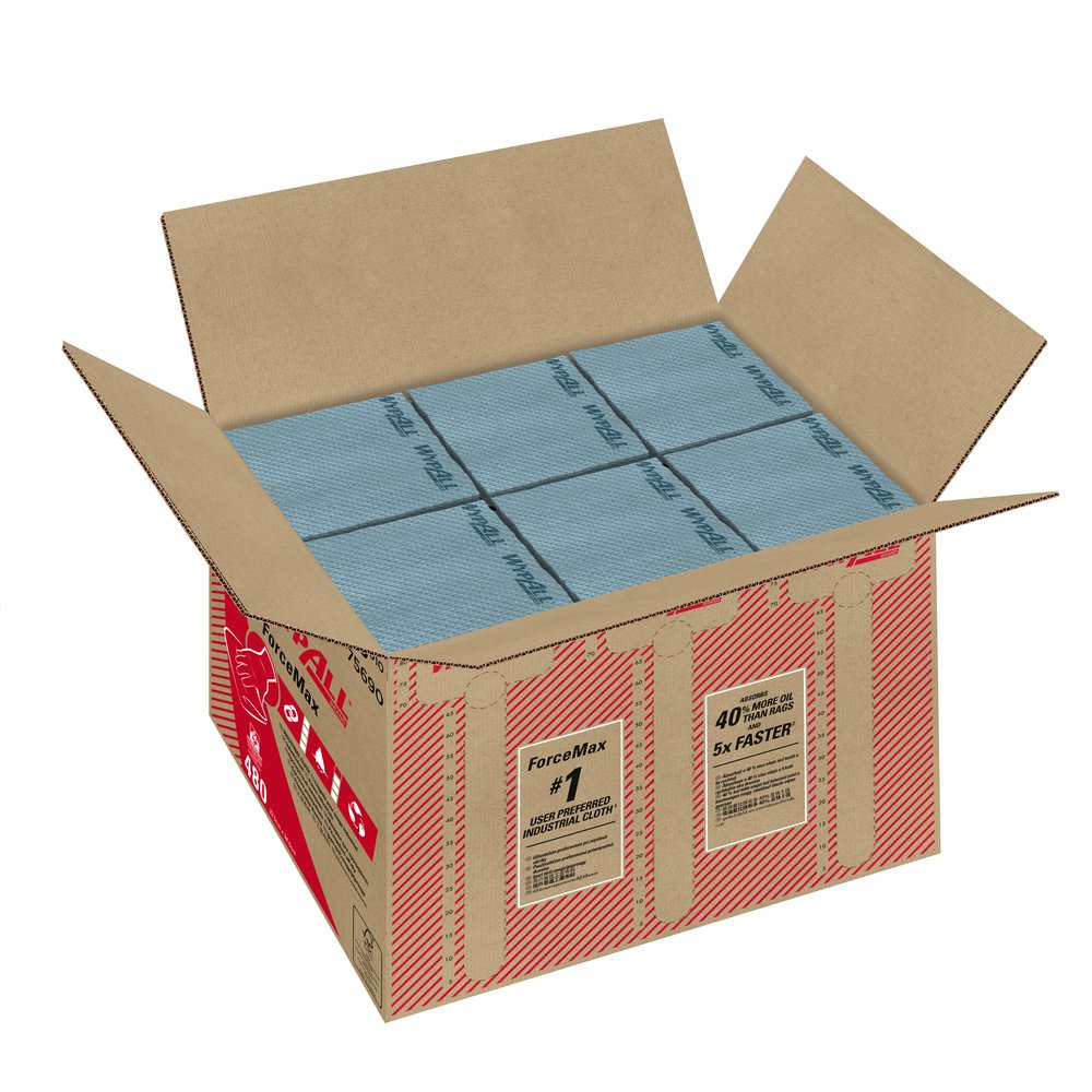 Lavete industriale Kimberly-Clark WypAll ForceMax Power Clean 7569, reutilizabile, 480 lavete/cutie