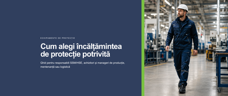 Cum alegi încălțămintea de protecție potrivită