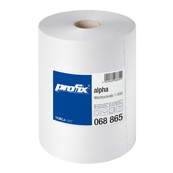 Lavete industriale profix alpha, 500 lavete/rolă, 35,5x36 cm, foarte rezistente și absorbante