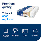 Șervețele de masă Tork Xpressnap Extra Soft N4 albe, 2 straturi,15850