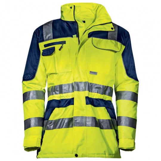 Jachetă parka de înaltă vizibilitate uvex suXXeed, galben high-vis