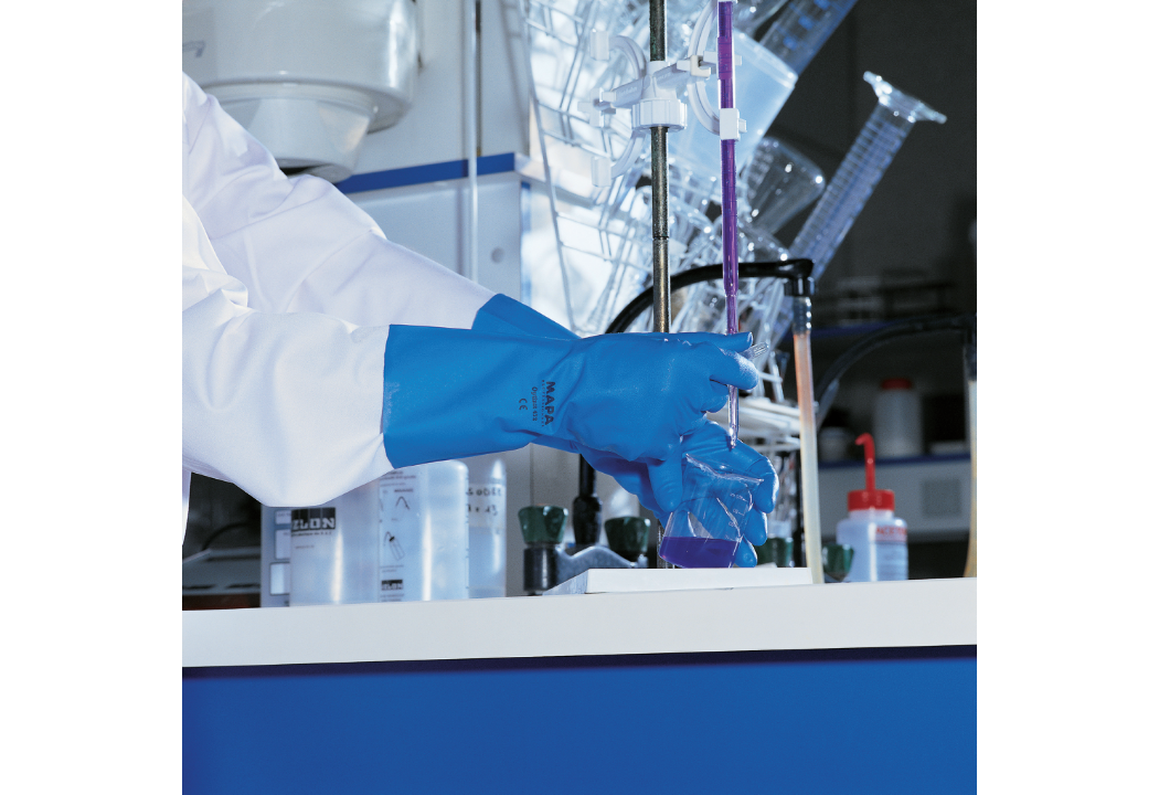 Mănuși protecție chimică Mapa Ultranitril 472