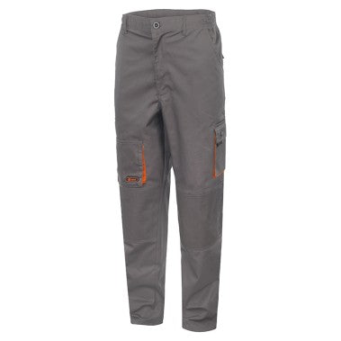 Pantaloni de lucru gri-portocaliu