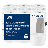 Tork Hârtie Igienică fără Tub OptiServe Extra Soft, 63.25m