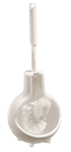 Set toaletă „Balloon” cu perie buclată, peri abrazivi non-zgârietură, carcasă ergonomic