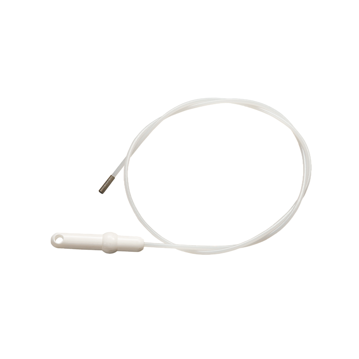 Prelungitor cu mâner din PP/PA, 1500 mm x Ø60 mm, peri din PA, certificat HACCP