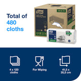 Tork lavetă de curățare pentru ștergeri ușoare, 120 bucăți/pachet