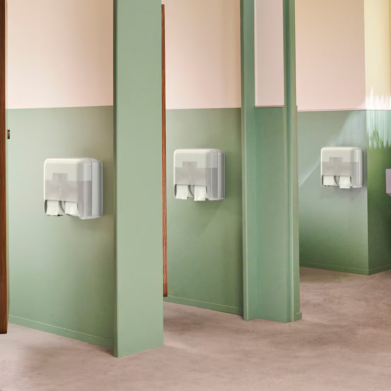 Tork dispenser 4 role de hârtie igienică rolă fără tub OptiServe, alb