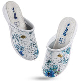 Saboți medicali Bwell AERIAL Lady Alb/Albastru