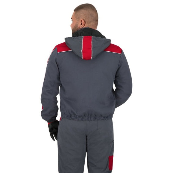 Jachetă de protecție iarnă BWOLF ZEUS Gri/Roșu