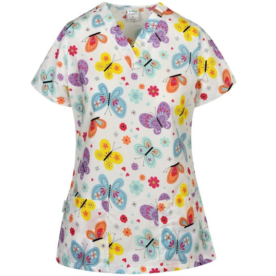 Tunică de protecție Bwell BAMBINA Femei, imprimeu teeths