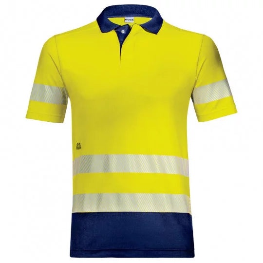 Tricou polo uvex suXXeed, high-vis galben