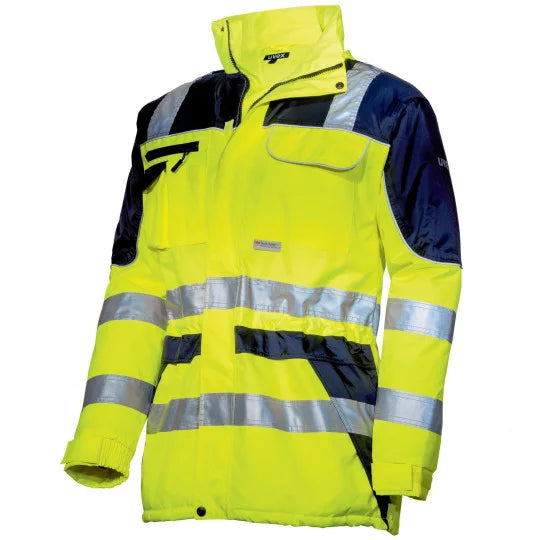 Jachetă parka de înaltă vizibilitate uvex suXXeed, galben high-vis