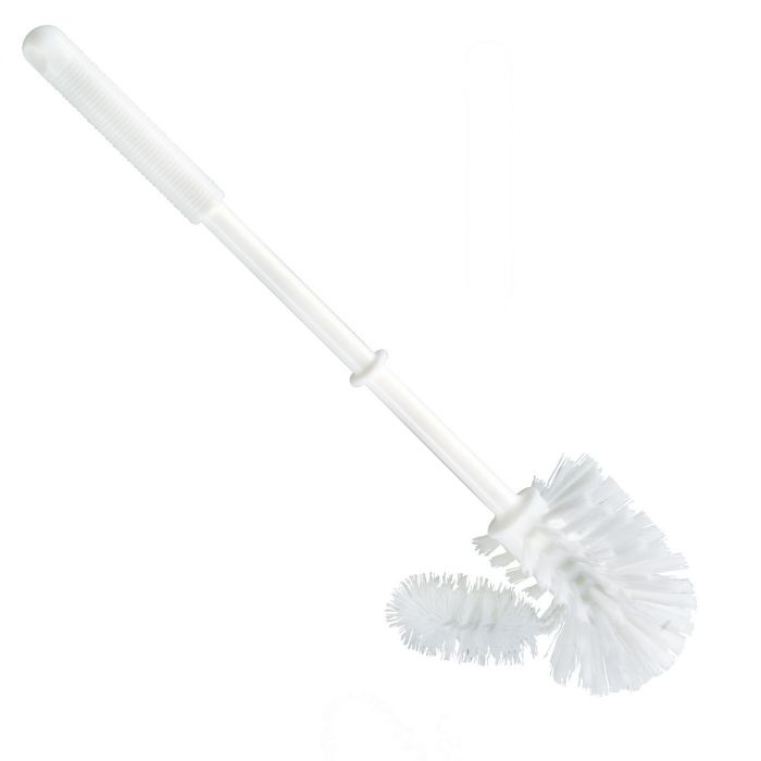 Perie WC cu formă de buclă, peri abrazivi blânzi