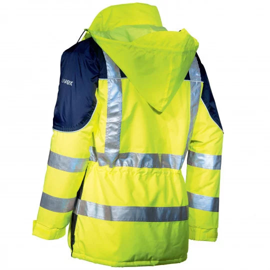 Jachetă parka de înaltă vizibilitate uvex suXXeed, galben high-vis