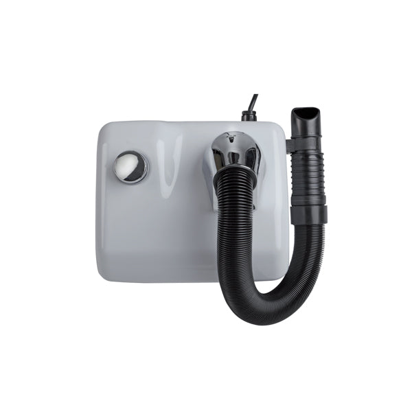 Uscător de păr robust cu buton și furtun flexibil, 1200 W, carcasă metalică antivandal