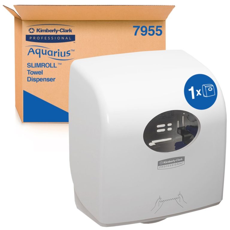Dispenser compact de prosoape hârtie pe rolă Aquarius Slimroll 7955