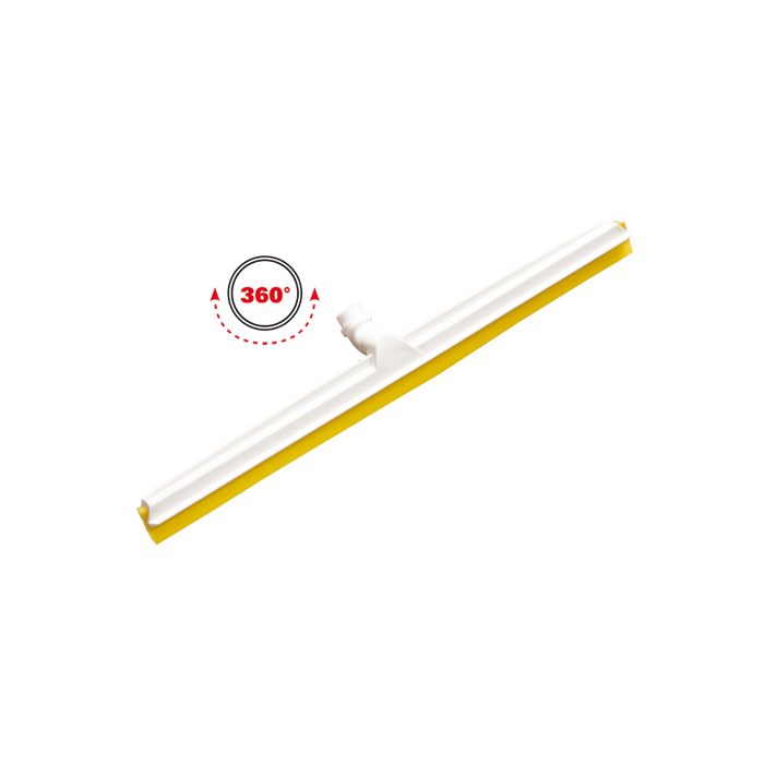Racletă cu cauciuc schimbabil, galbenă, cauciuc alimentar, 620 x 53 x 95 mm