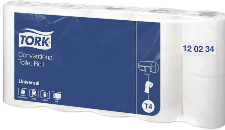 Rolă de hârtie igienică universală Tork, 17.6m