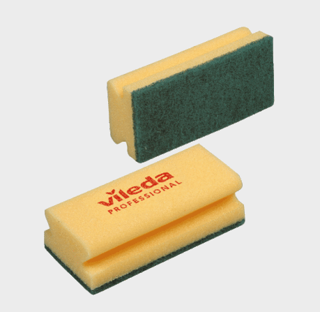 Burete de curățare verde textură delicată 150mm x 70mm