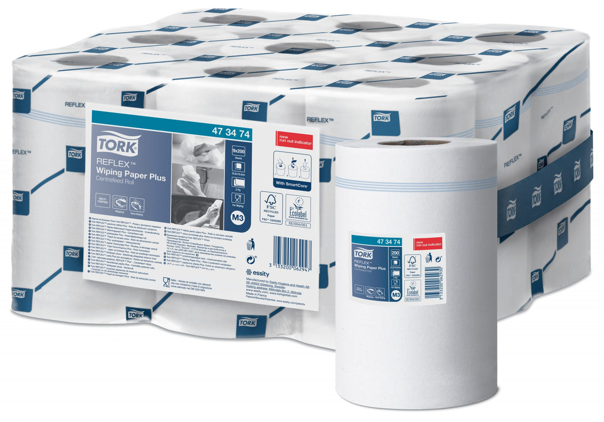 Prosoape hârtie derulare centrală Tork Reflex Plus, 67m