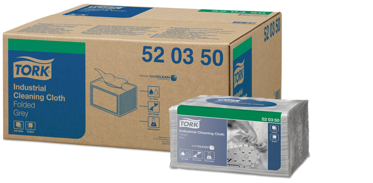 Lavete industriale pentru curățare Tork, 55 bucăți/pachet